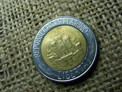 500 Lira, 1984, Albert Einstein, San Marino
