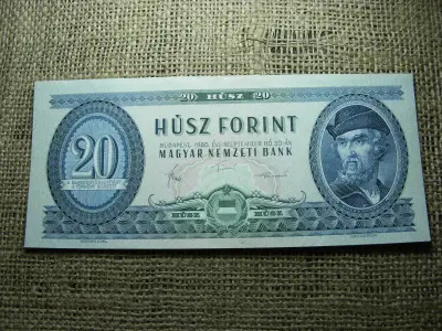20 forintos bankjegy, 1980