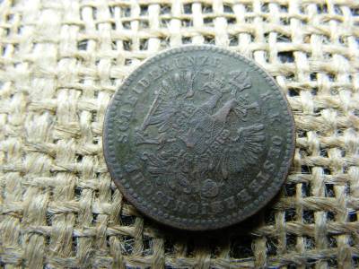 1 krajcár 1860 E, Ferenc József korona