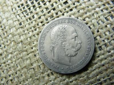 Ezüst 1 korona érme, 1899, corona