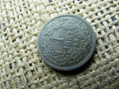 1 krajcár, 1887, KB
