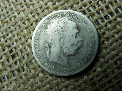 Ezüst 1 korona érme, 1896, corona