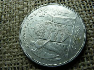 Ezüst 5 pengő, 1930