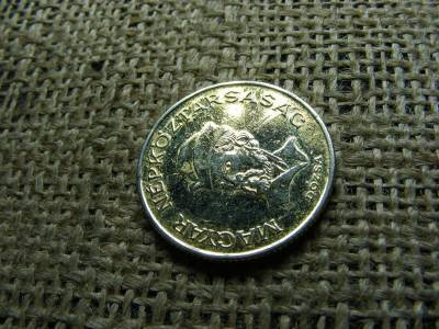 20 forintos érme, 1984, aranyozott