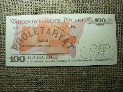 100 Zlotych bankjegy, 1986, Lengyelország