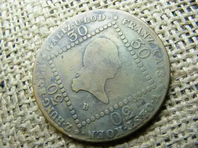 30 krajcár 1807 B, Habsburg fémpénz