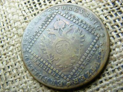 30 krajcár 1807 B, Habsburg fémpénz