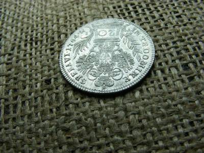 Ezüst 20 krajcár, 1764, Bécs, Ferenc
