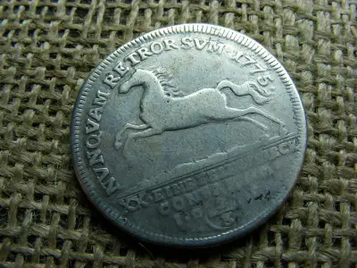 Ezüst Német 2/3 tallér, 1775, I. Károly
