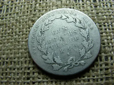 Ezüst Birodalmi Tallér, 1814, Poroszország