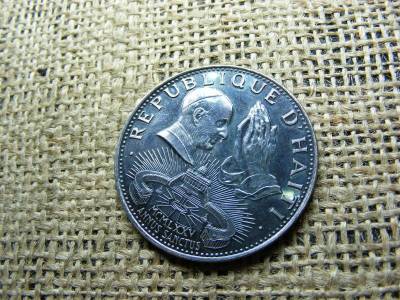 Haiti 50 Gourdes, 1975, ezüst