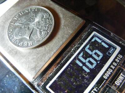 Haiti 50 Gourdes, 1975, ezüst