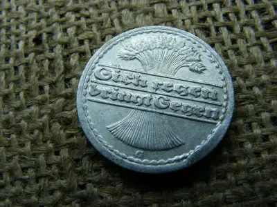 Birodalmi 50 pfennig, 1922, G