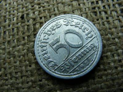 Birodalmi 50 pfennig, 1922, G