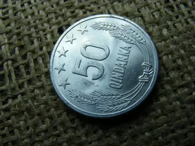 50 Qindarka, 1964, Albánia