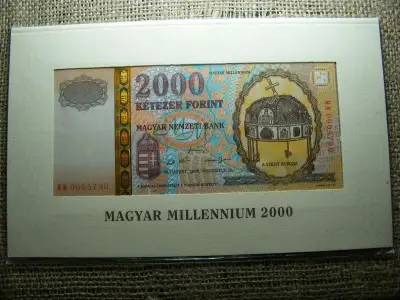 2000 forintos bankjegy, 2000, Millennium, alacsony sorszám