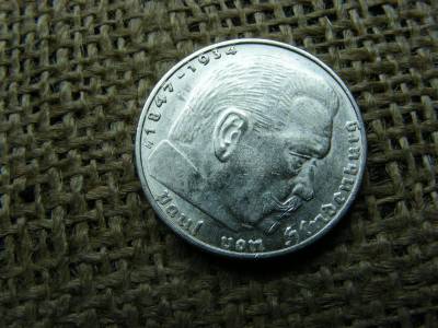 Birodalmi 2 márka, 1938 E, ezüst
