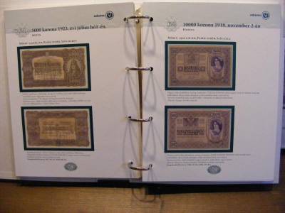 Adamovszky István: Magyar Bankjegyek 1892-1925, Koronarendszer