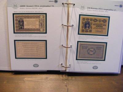 Adamovszky István: Magyar Bankjegyek 1892-1925, Koronarendszer