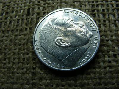 Birodalmi 2 márka, 1939 A, ezüst