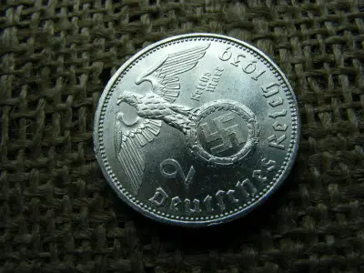 Birodalmi 2 márka, 1939 A, ezüst