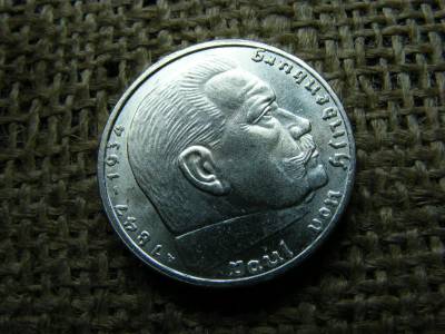 Birodalmi 2 márka, 1939 A, ezüst