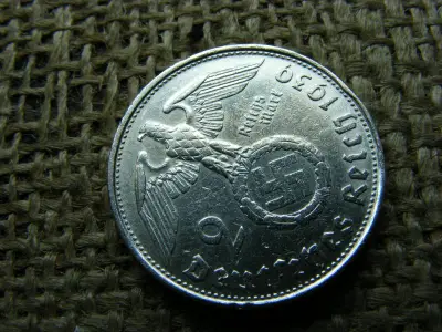 Birodalmi 2 márka, 1939, ezüst
