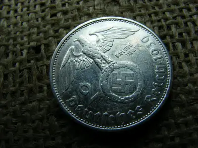 Birodalmi 2 márka, 1939, ezüst