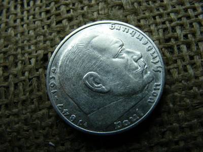 Birodalmi 2 márka, 1939, ezüst
