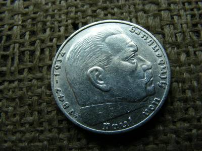 Birodalmi 2 márka, 1937, ezüst