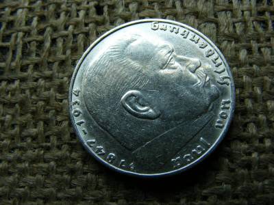 Birodalmi 2 márka, 1937, ezüst