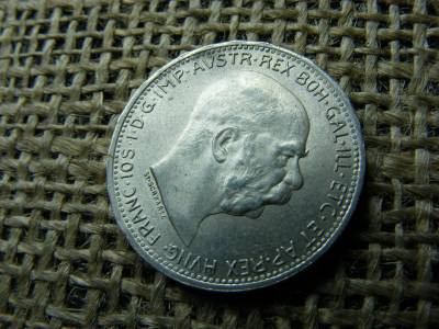 Ezüst 1 korona érme, 1916, Corona