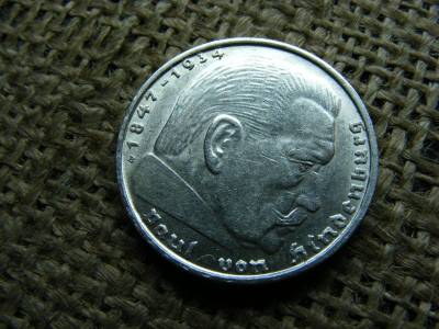 Birodalmi 2 márka, 1939, ezüst