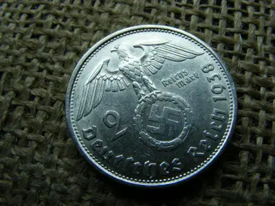 Birodalmi 2 márka, 1938, ezüst