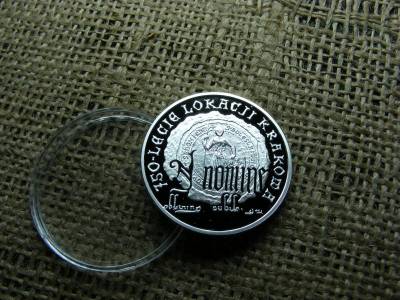Ezüst 10 zlotych 2007, PP, ritkább
