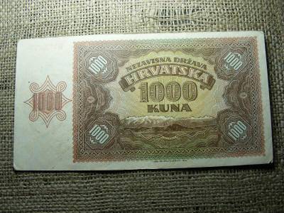 1000 kuna bankjegy, 1941, Horvátország