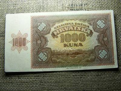 1000 kuna, 1941, Horvátország