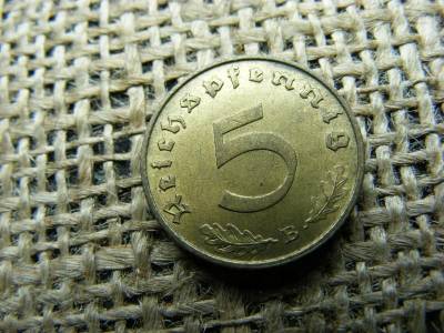 Birodalmi 5 pfennig, 1939 B