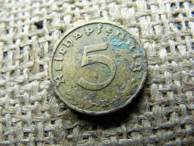 Birodalmi 5 pfennig, 1939 E