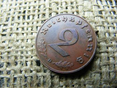 Birodalmi 2 pfennig, 1939 B