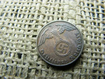 Birodalmi 1 pfennig, 1937, A jel