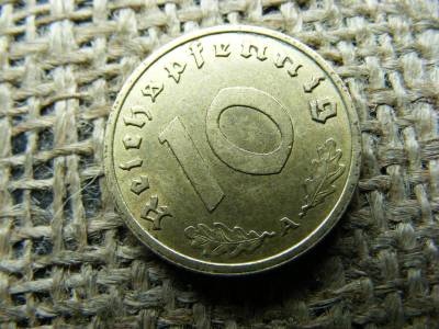 Birodalmi 10 Pfennig, 1937, A jelzés