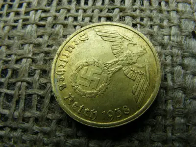 10 Pfennig érme, 1938, Birodalmi