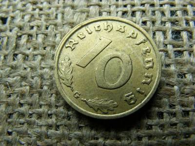 Birodalmi 10 Pfennig, 1938 G