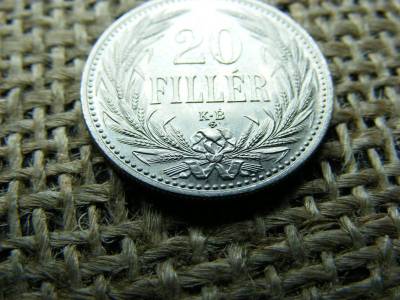 20 fillér, 1914, Artex, rozettás