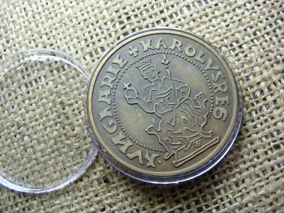 Bronz emlékérem, Szécsény 1334-1984