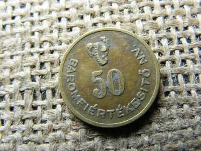 50 darab tojásos láda érme, 1948-1955, Baromfiértékesítő N.V.