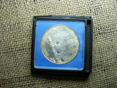 Ezüst 500 forint, 1981, Bartók, tok