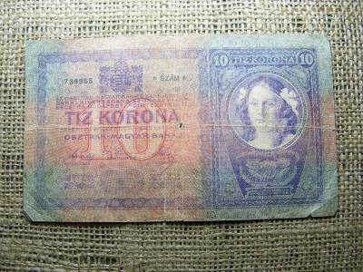 10 koronás bankjegy, 1904
