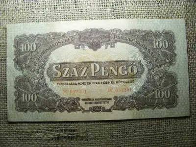 100 pengő, 1944, Vörös Hadsereg